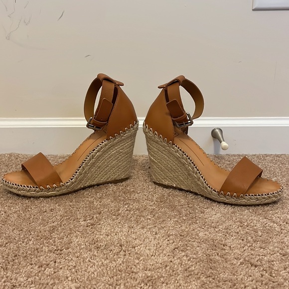 Dolce Vita Cognac Espadrille Wedges 8.5 - Picture 5 of 6